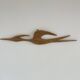 Vintage Teak Wood Wall Bird, 1960s
