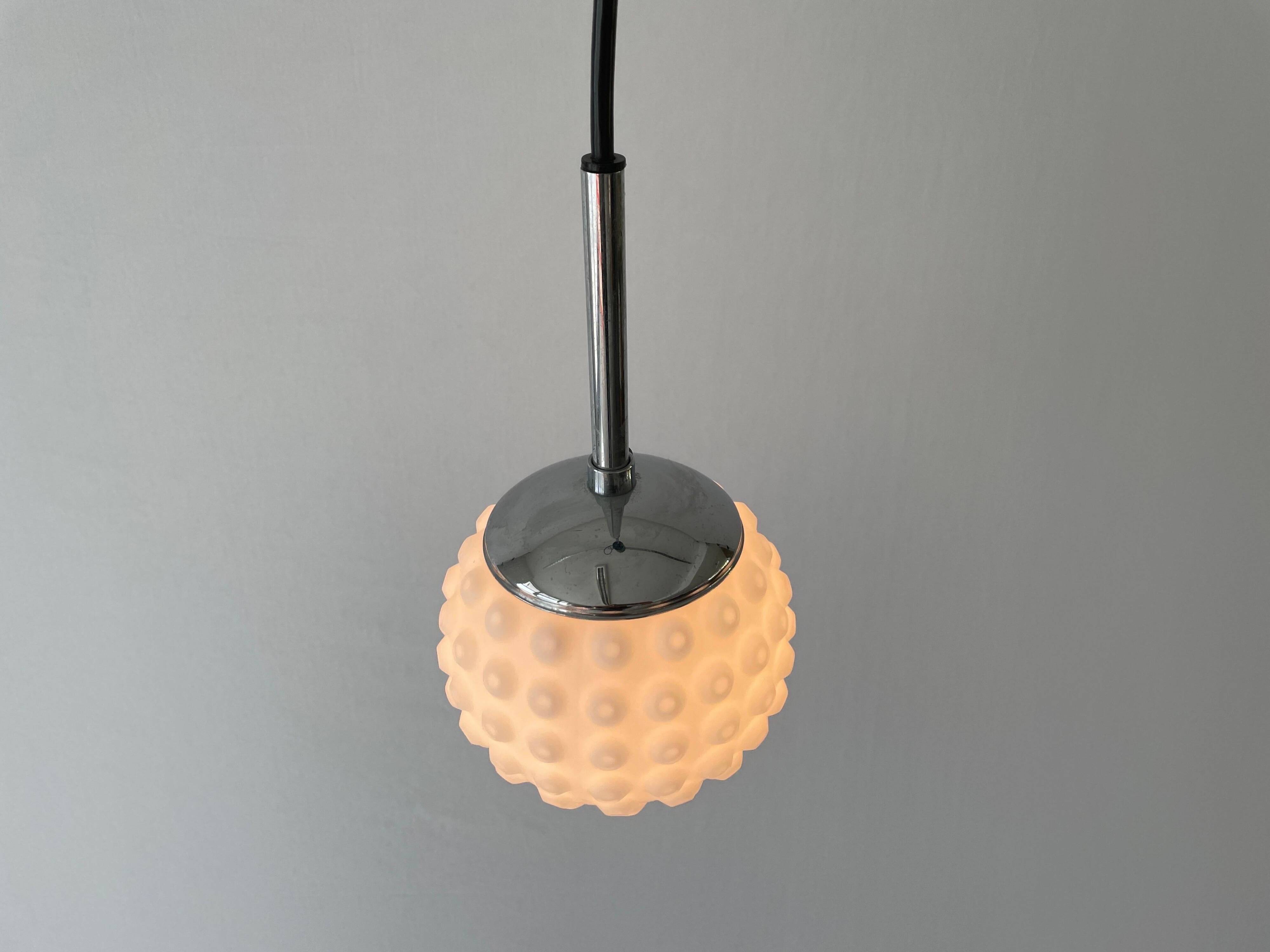 Small Ball and Ball glass ceiling light by Rolf Krüger for Staff, 1970s, Germany.