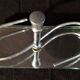Mirror crystal and chrome 1950s