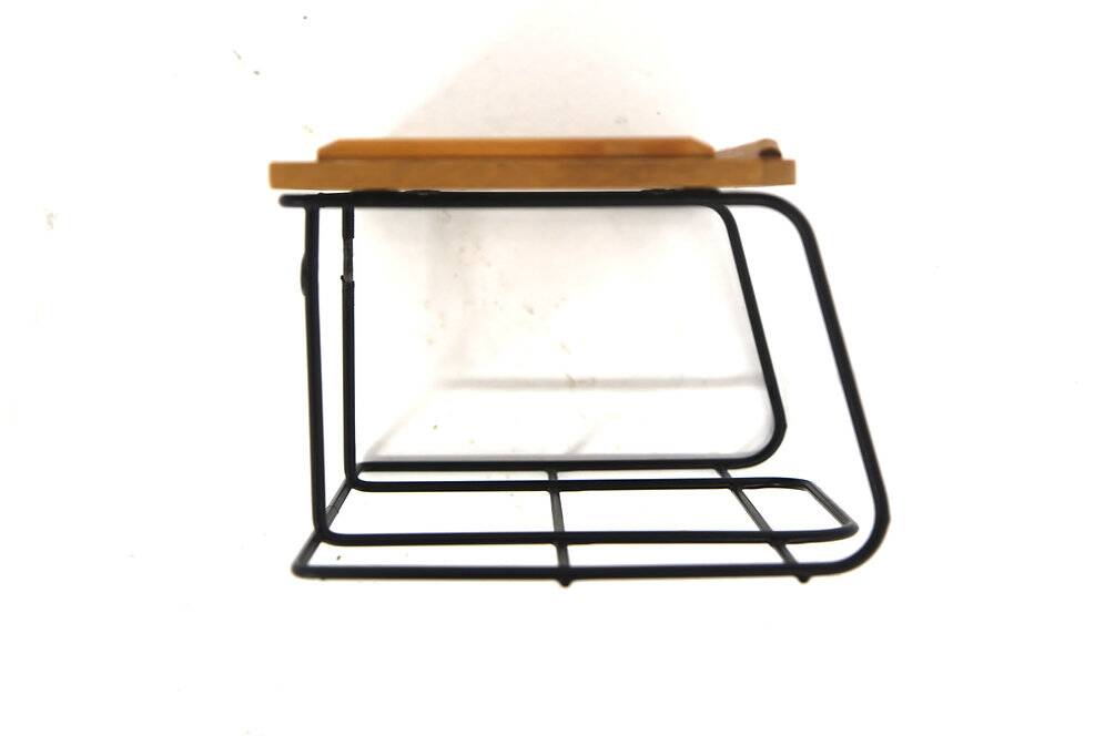 Wall shelf, Scandinavian teak bedside table, Sweden, 1950