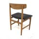 Set de 3 chaises scandinave "Öresund", Børge Mogensen, Suède, 1960