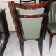 Serie de 6 chaises 1960 en macassar et skyl