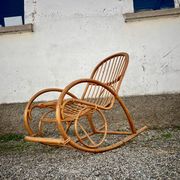 Adult rattan rocking chair – very good condition