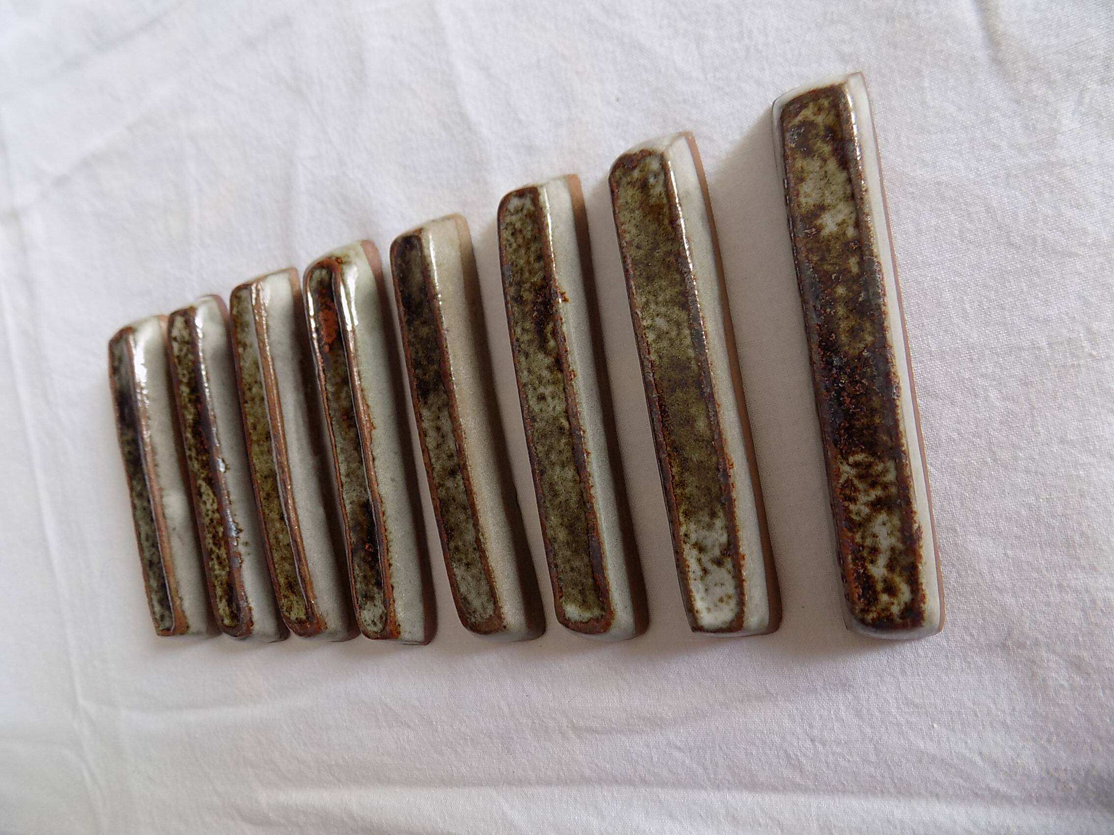 8 knife holders - Chantal and Thierry Robert workshop