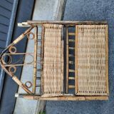 Rattan shelf