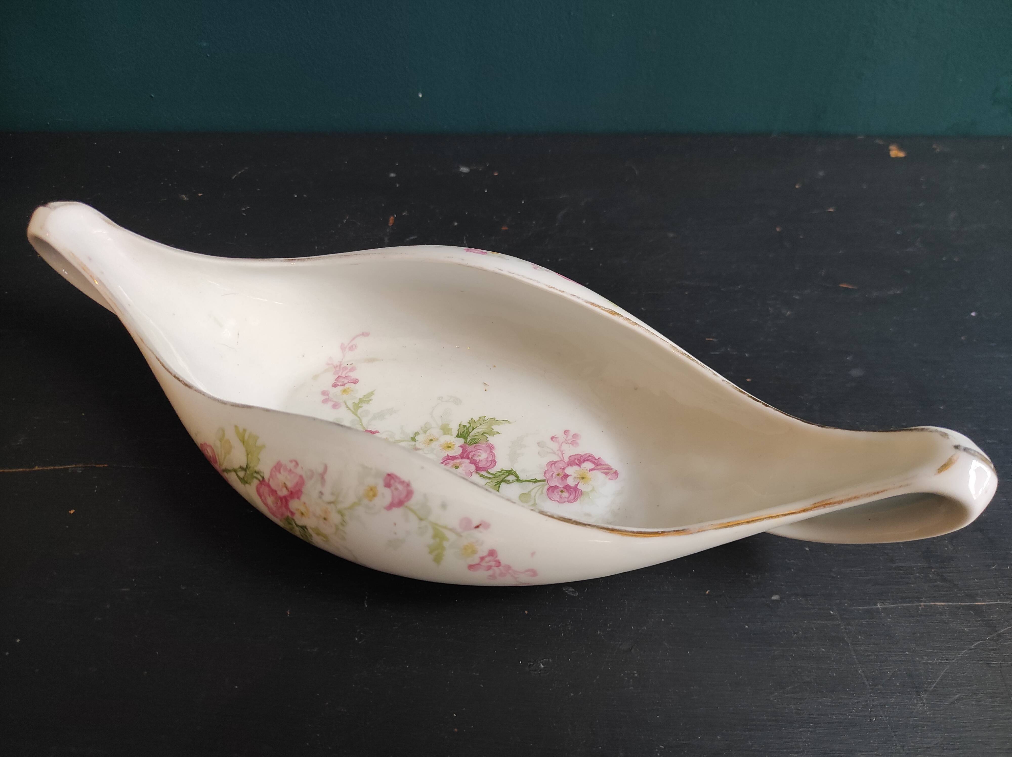 French vintage sauce boat, T&V, Limoges