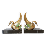 Pair of Art Deco Zoomorphic Bookends, France circa 1930