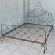 Louis XV style wrought iron bed