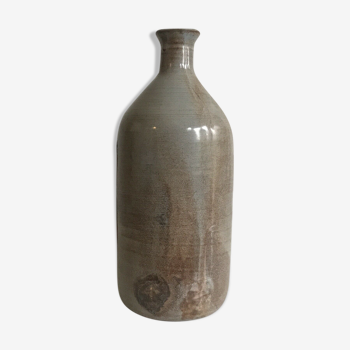 Bottle vase of Gérad Paturel contemporary ceramic from Normandy