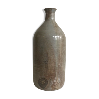 Bottle vase of Gérad Paturel contemporary ceramic from Normandy