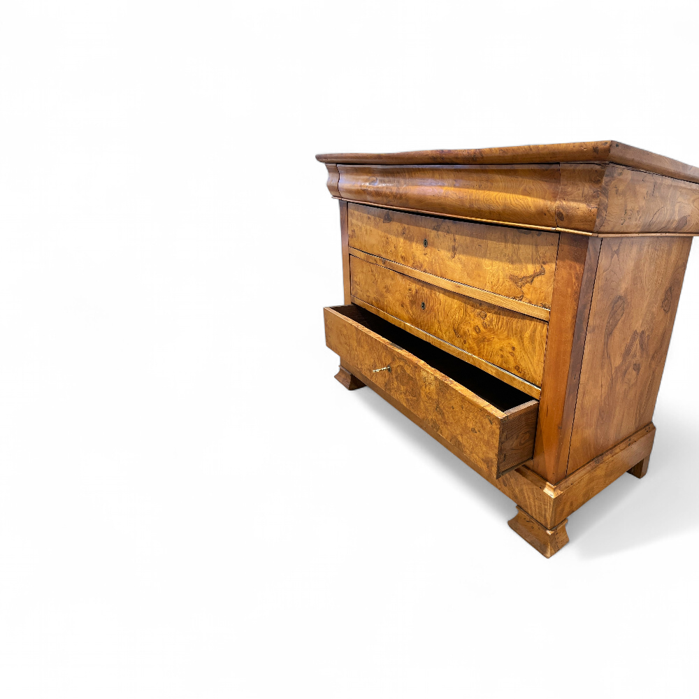 Charles X Commode, Elm, circa 1830