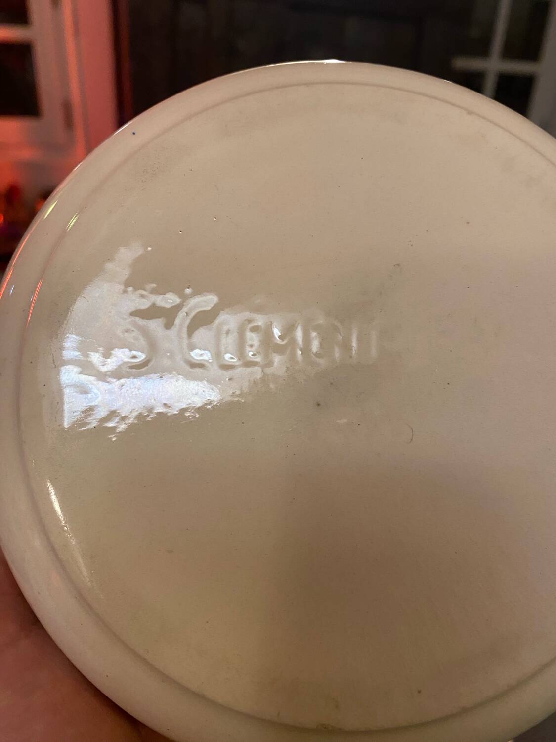 Saint Clément iron earth salad bowl