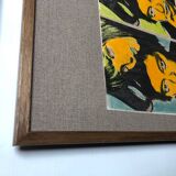 Framed vintage photograph