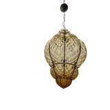 Extra Large Wrought Iron Light Pendant 1970’s