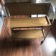 Desserte vintage pliable modulable en formica pieds chromés