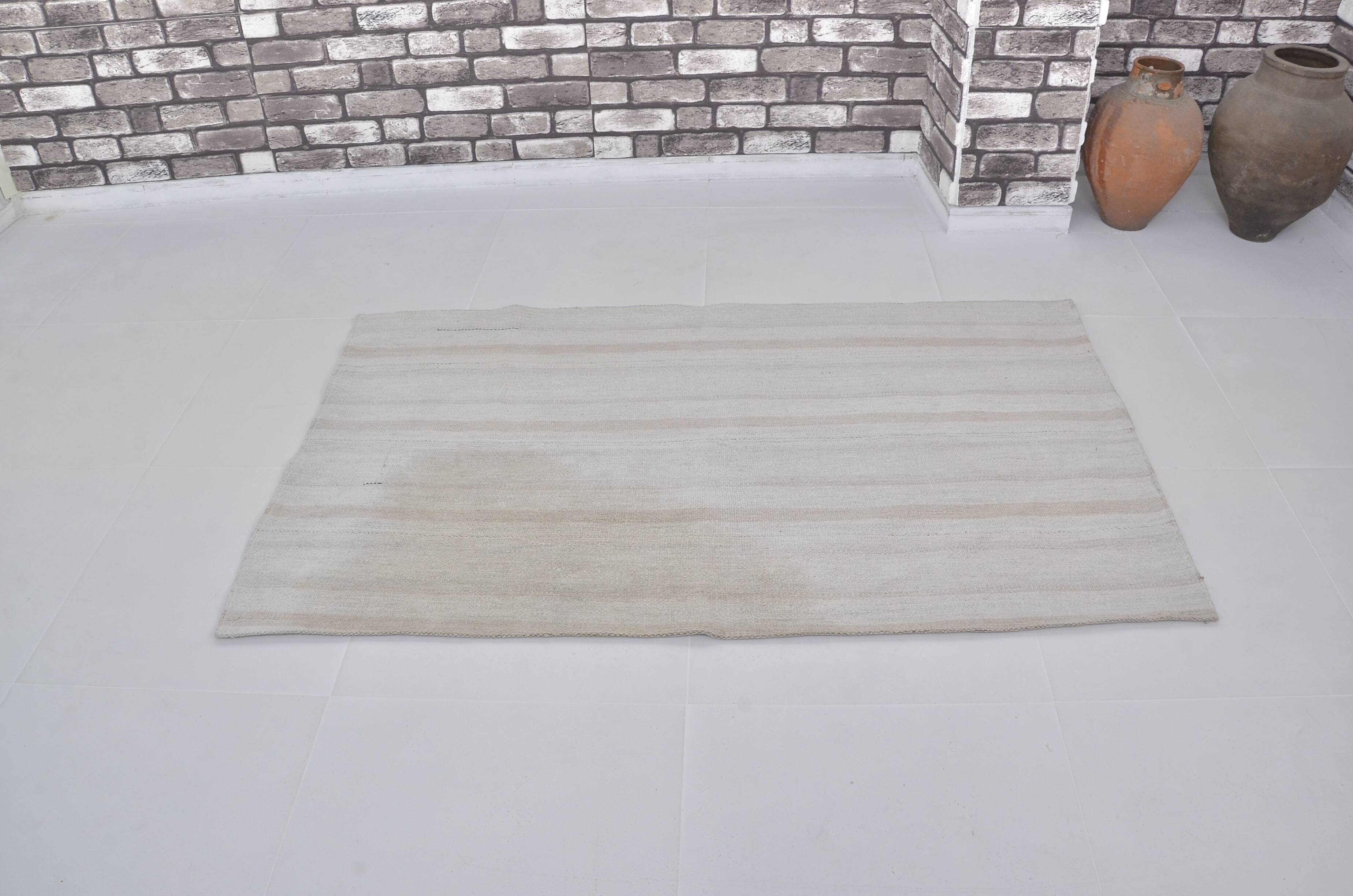 Vintage Hemp Anatolian Kilim sku3812