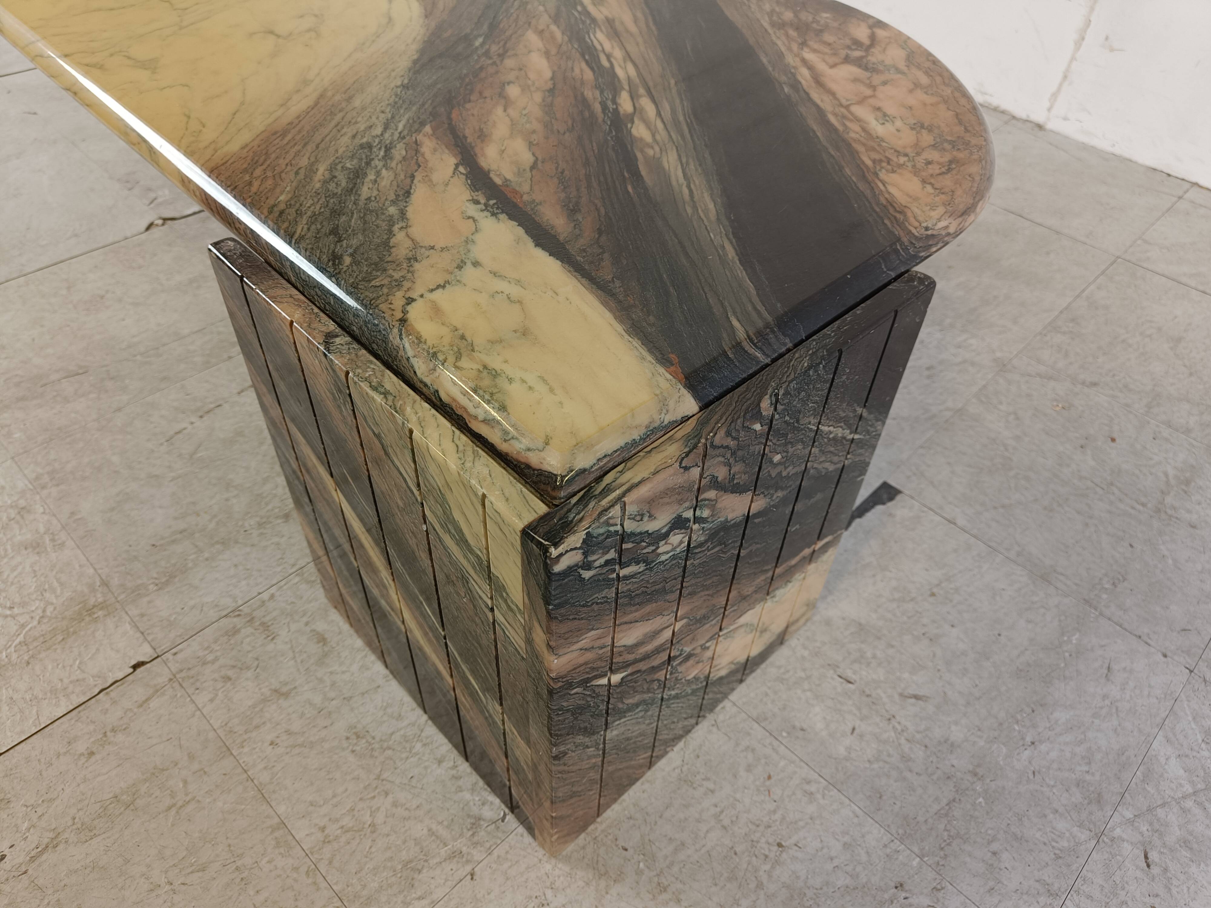 Vintage marble coffee table, 1970s