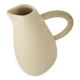 White earthenware pitcher signed KG Lunéville
