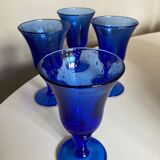 Set of 4 glasses with foot Biot 1960