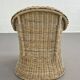 Rattan and wicker convertible chair