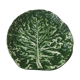 Grand plat Feuille de Chou Barbotine