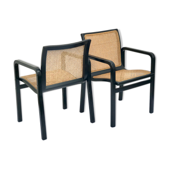 Pair of canne chairs