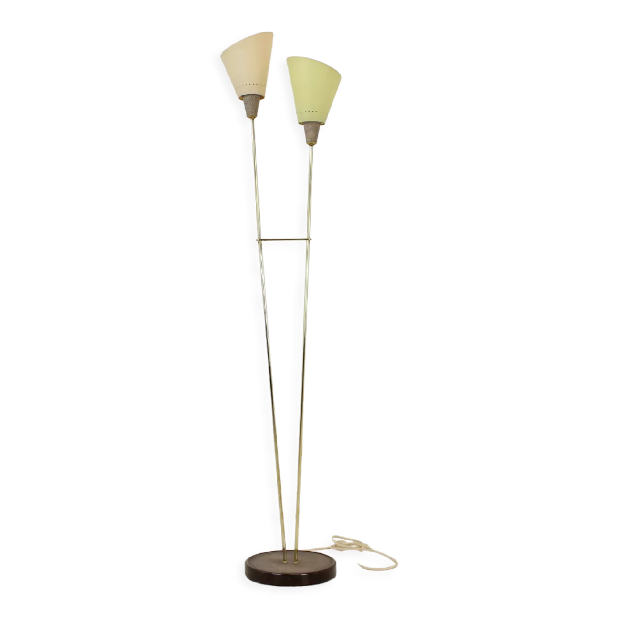 1960s Brass Floor Lamp, Czechoslovakia