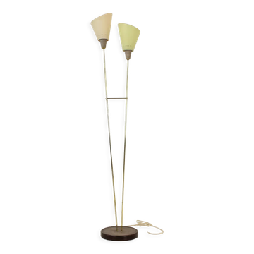 1960s Brass Floor Lamp, Czechoslovakia