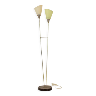 1960s Brass Floor Lamp, Czechoslovakia