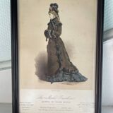 Frame with old engraving