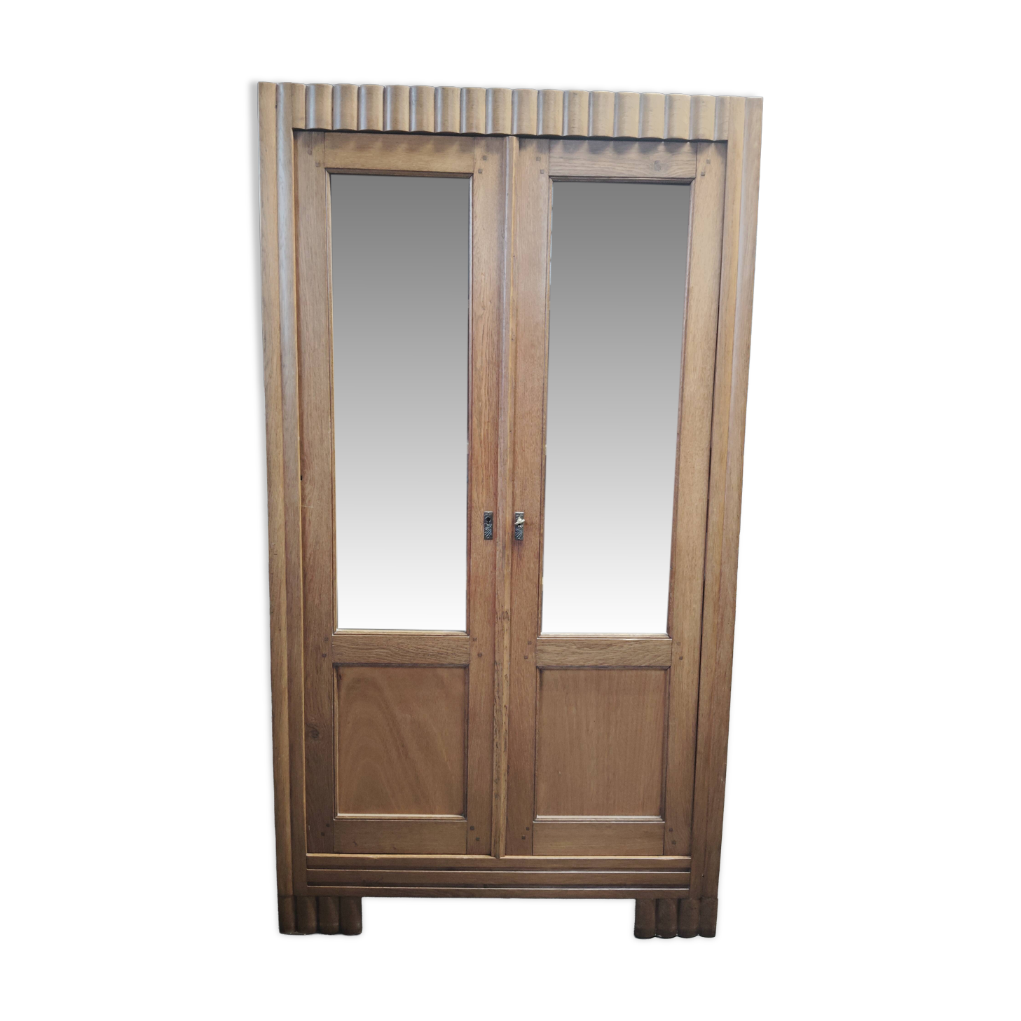 Armoire vitrine/bibliothèque Art Deco