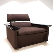 Fauteuil lounge Tecno avec structure en laque piano, 1970