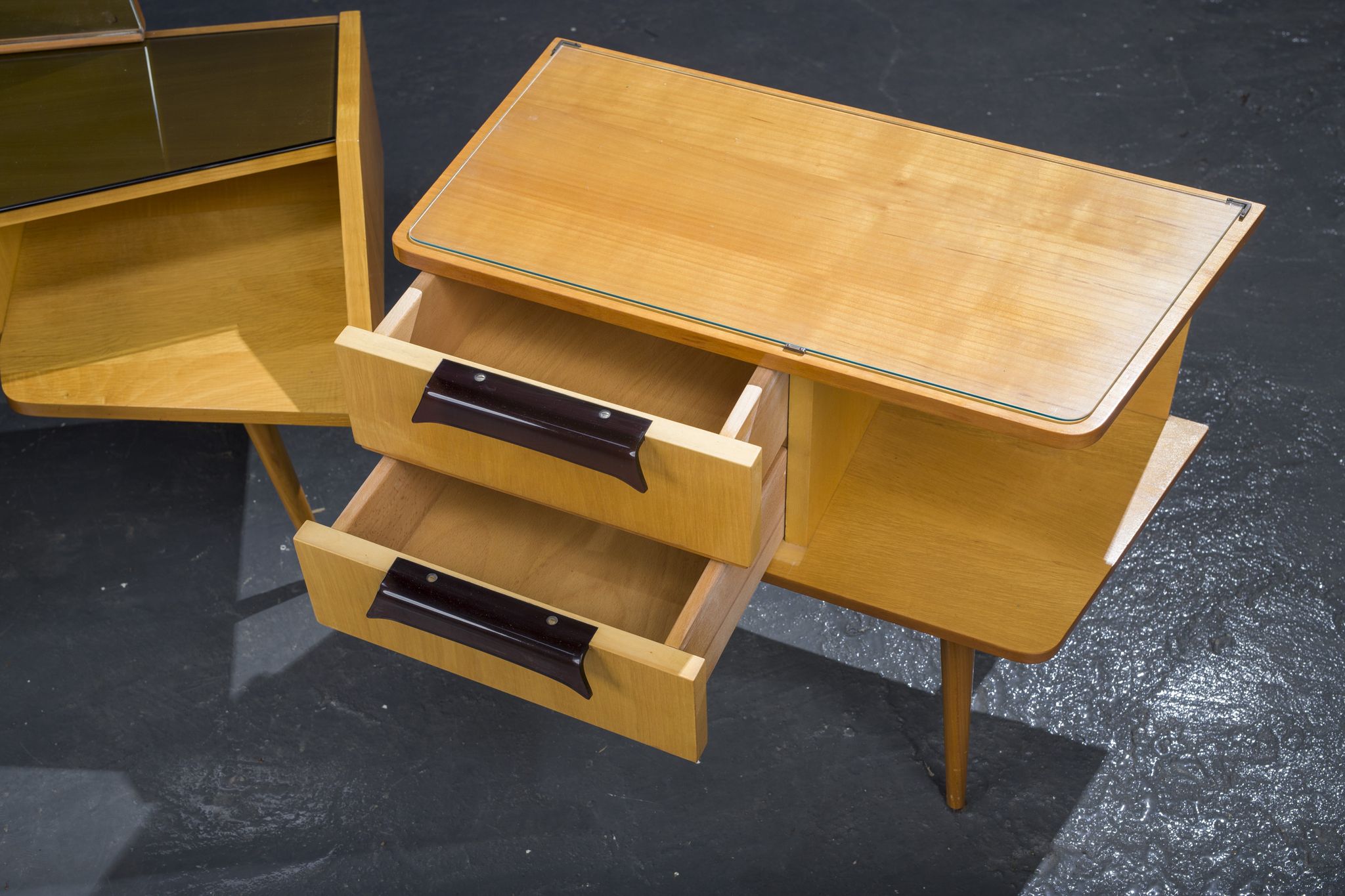 Vintage dressing table and 2 bedside tables 1960