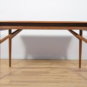 Table à manger en teck extensible du milieu du siècle Everest, années 1960