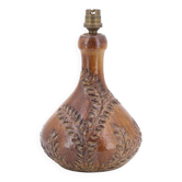 Ceramic lamp base signed Sésame Vallauris