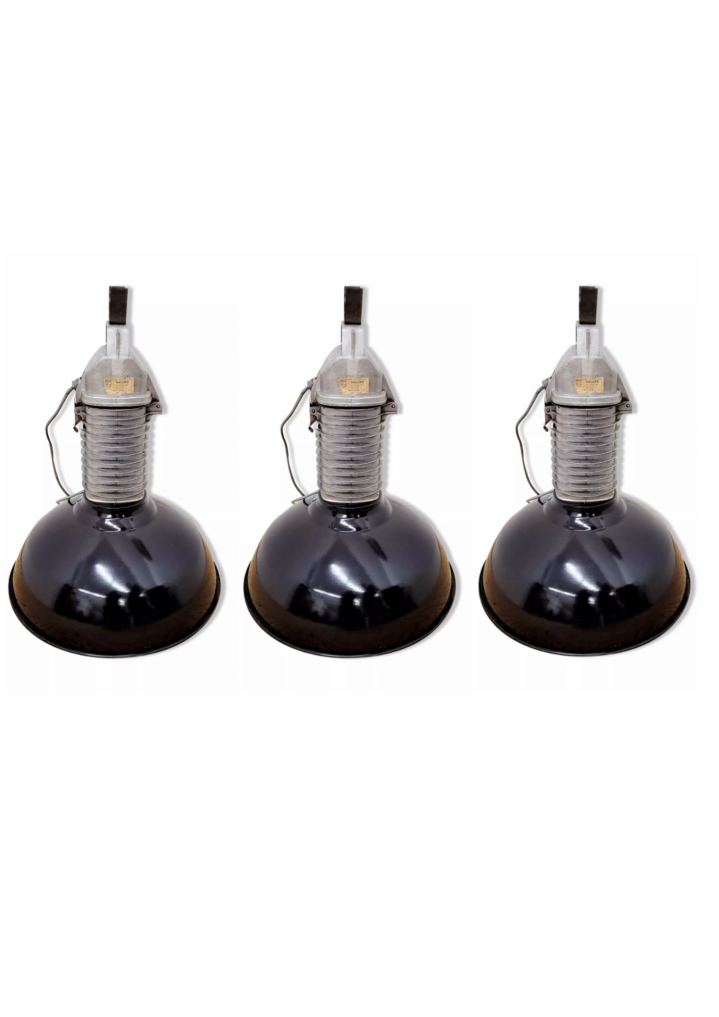 3 philips industrial suspension lamps