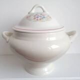 Large porcelain soup tureen Orchies Moulin des Loups Saint-Amand - 2.5 liter vegetable dish