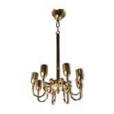 Chandelier with 8 fire french 50s - 60s