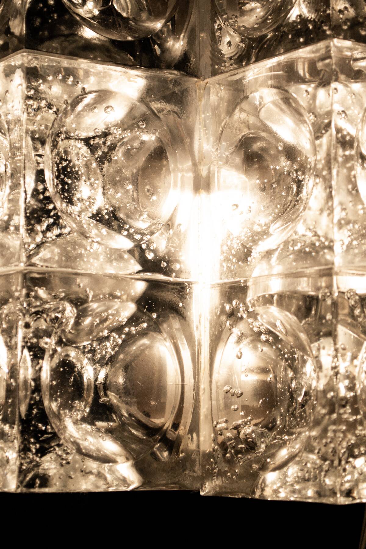 Applique in vetro di Murano Albano Poli per Poliarte anni ‘70