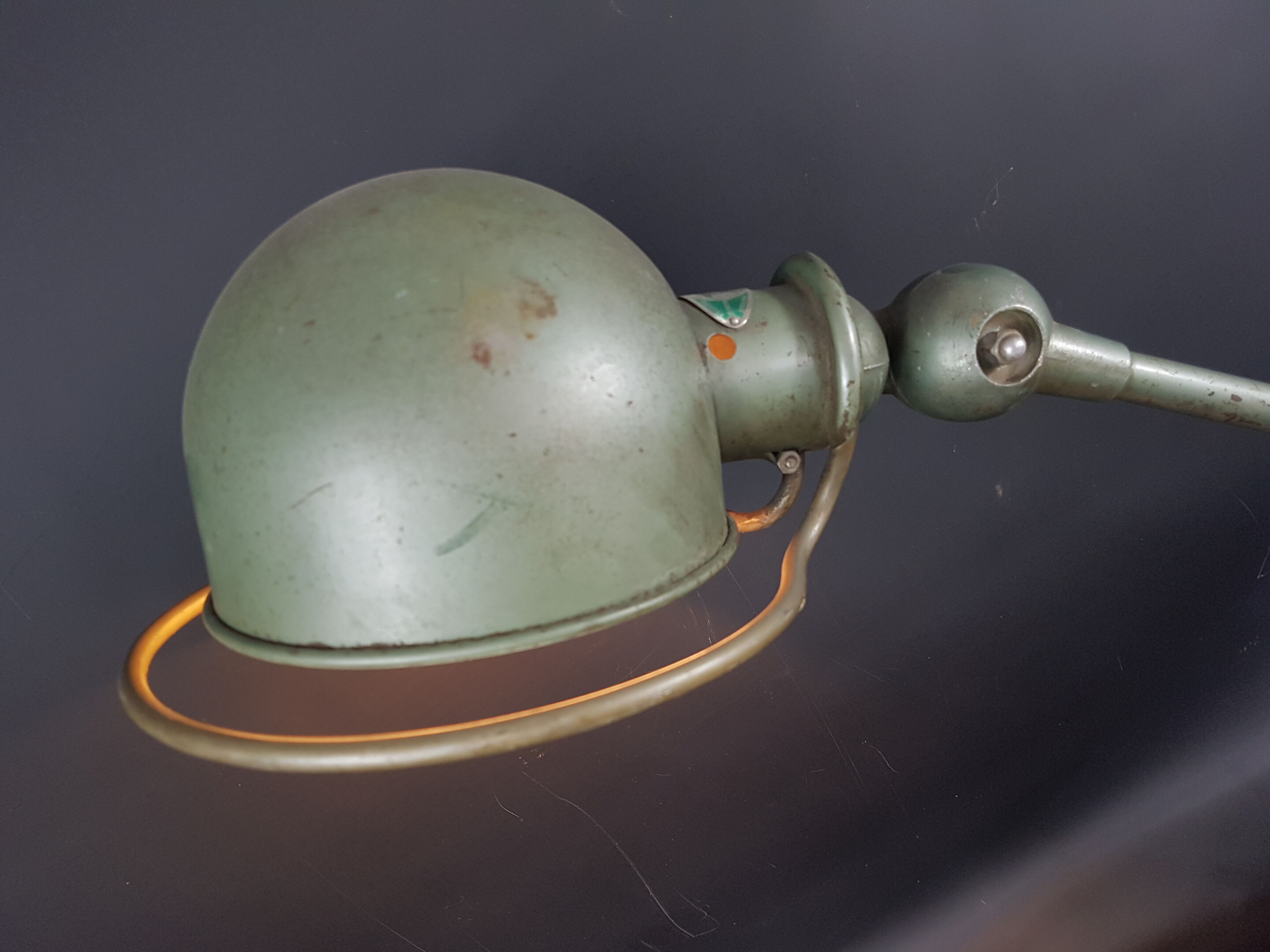 LAMPE D'ATELIER JIELDE 2 BRAS.