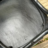 4 vintage black bistro chairs