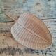 Antique rattan basket - bowl emptier