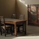Modernist chairs in oak and woven straw, France, circa 1948