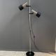 double shaded metal floorlamp by J. Hoogervorst for Anvia Netherlands