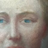 Table XIX - Family Portrait "Elegant in White Dress" - Frame