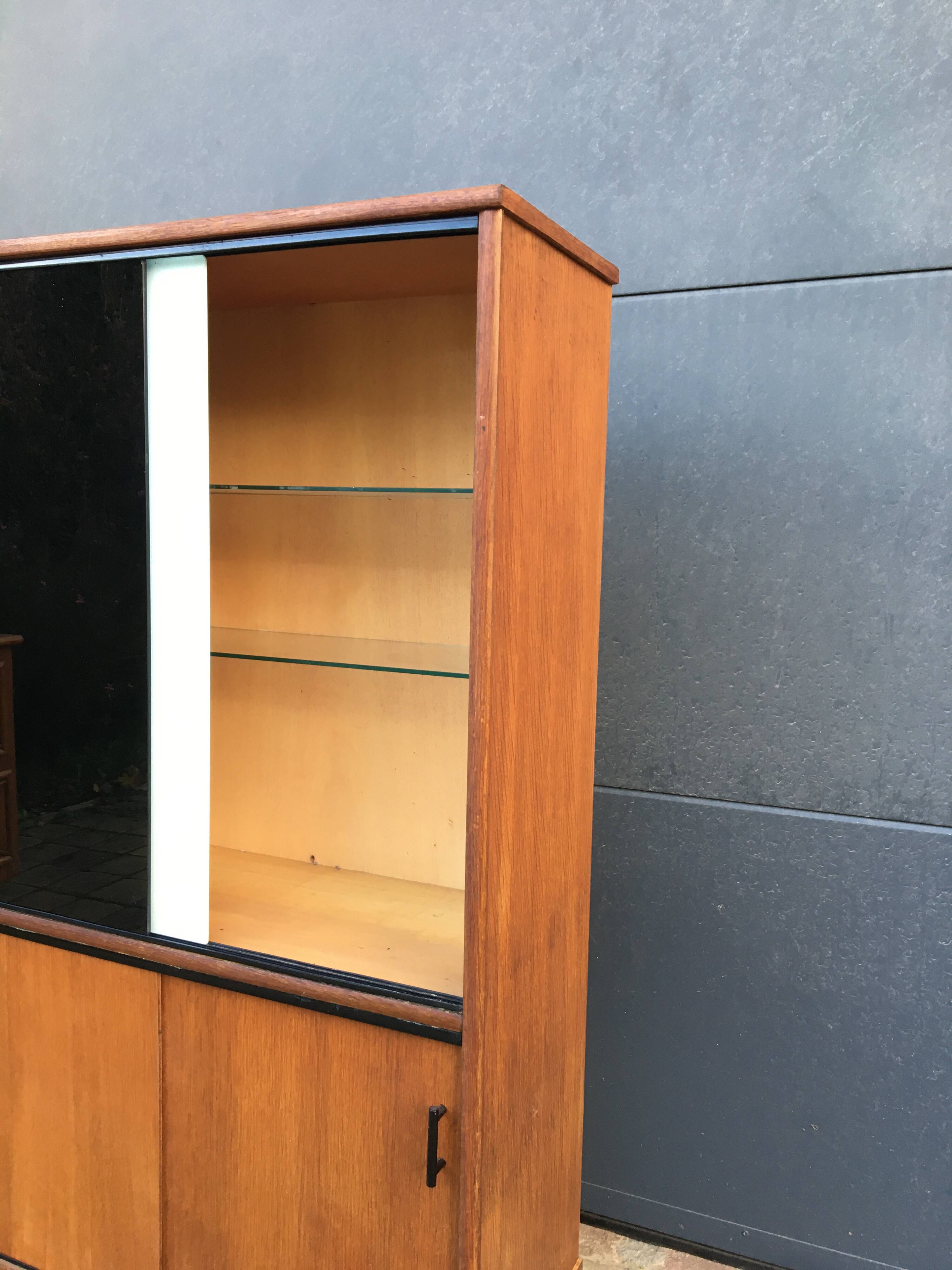 Bibliothèque/vitrine vintage
