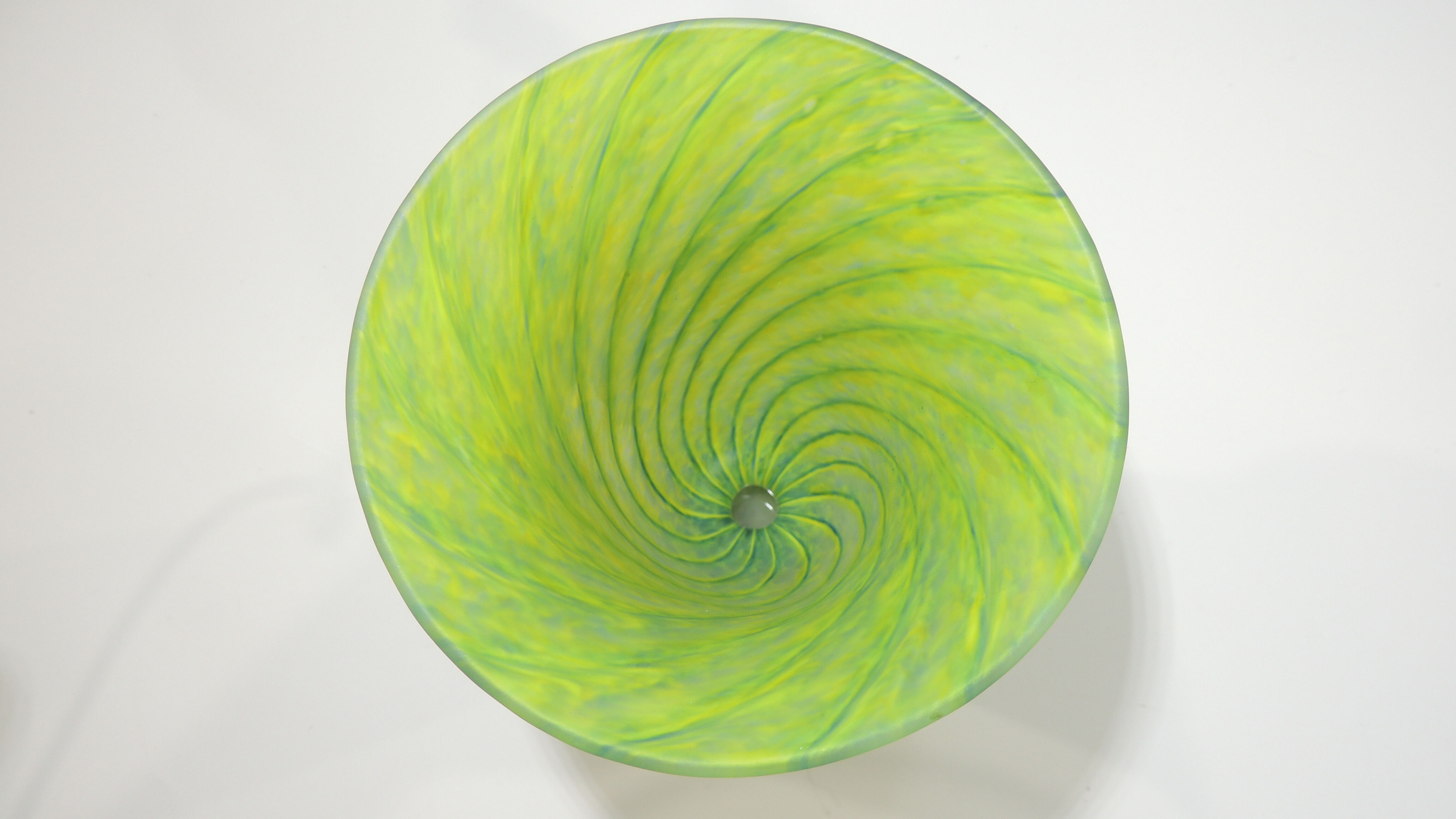 Glass paste vase / vintage