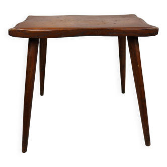 Table d'appoint primitive en bois