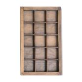 Wooden printing locker