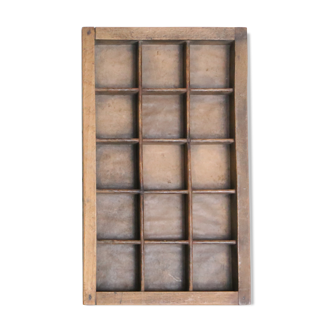 Wooden printing locker